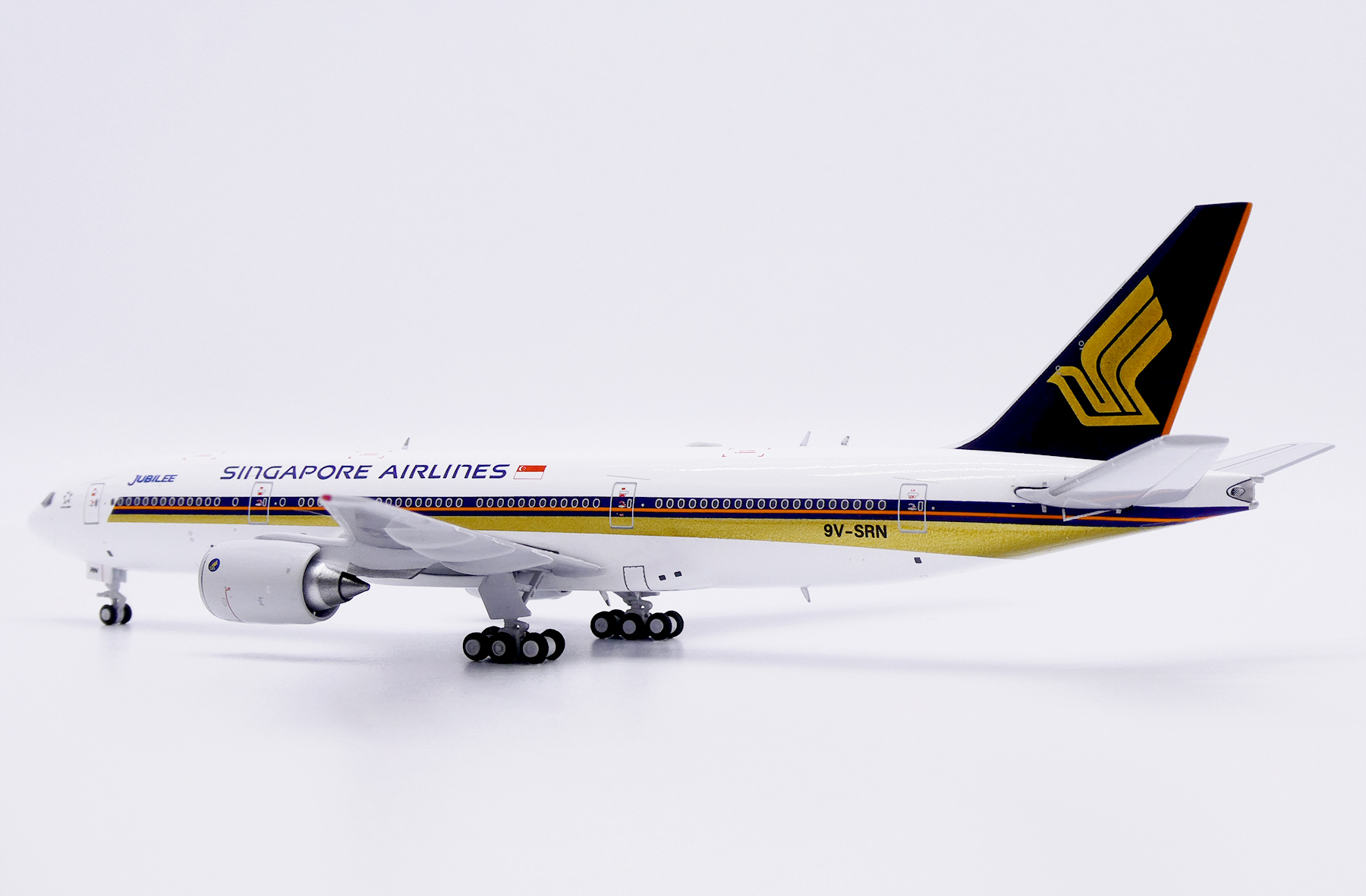 JC WINGS 1/400 新加坡航空 波音777-200(ER) 9V-SRN Jubilee 銀禧紀念塗裝