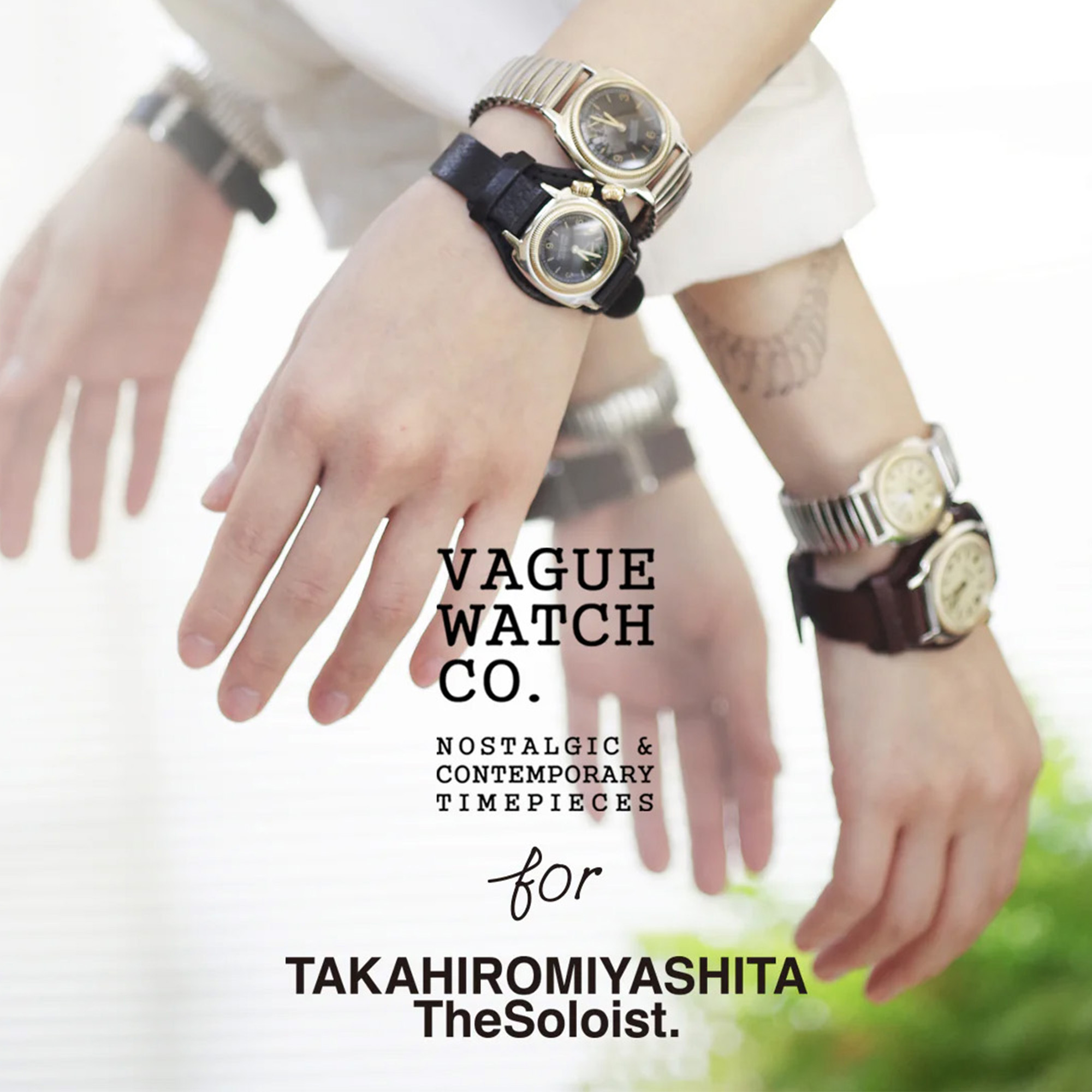 Vague Watch Co. - Every-One Special Model Blue with HIG