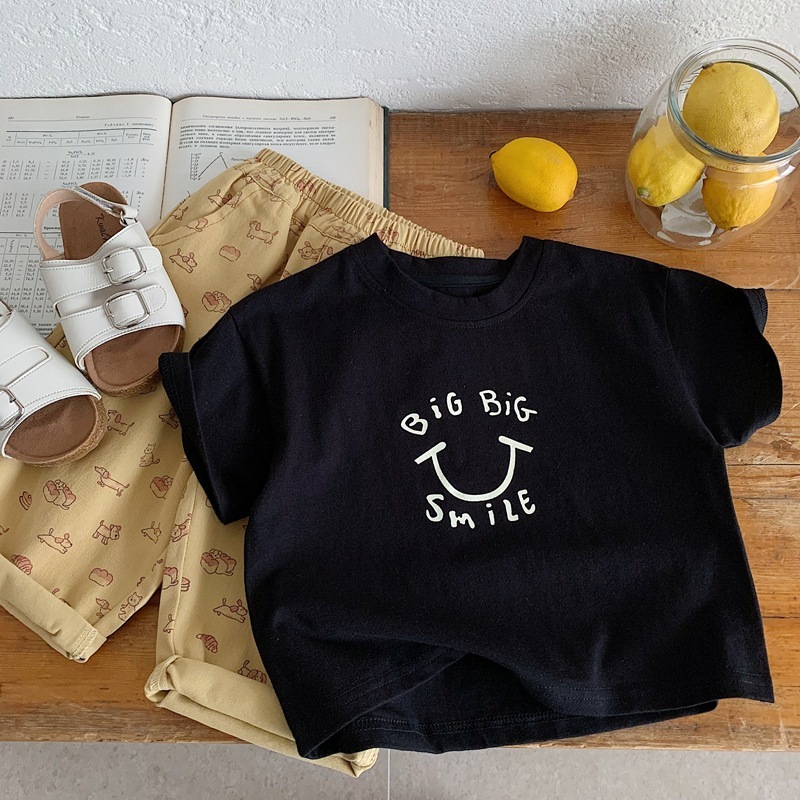 黑白大笑臉 短袖上衣