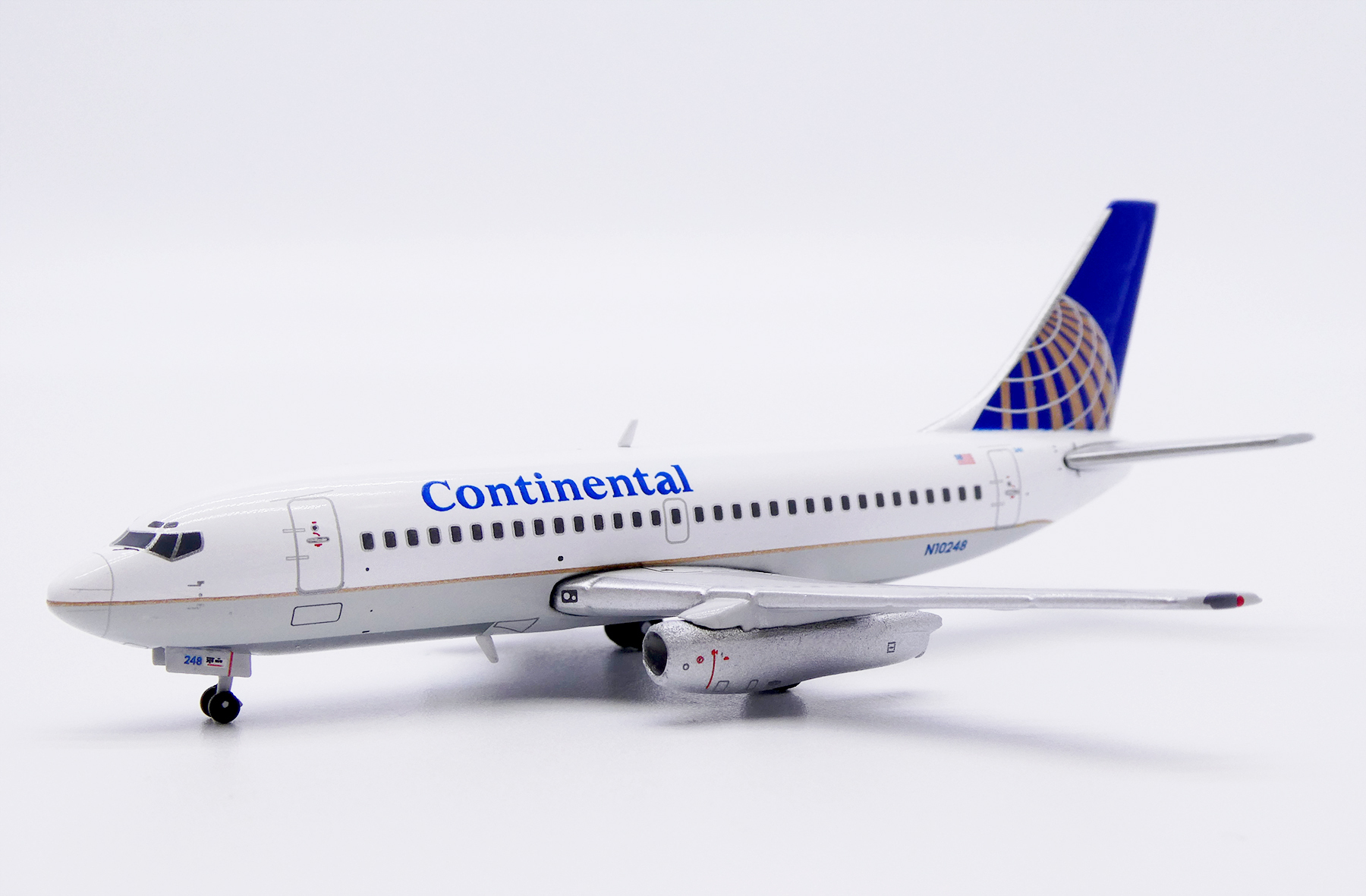 JC WINGS 1/400 美國大陸航空 波音737-200 N10248 標準塗裝