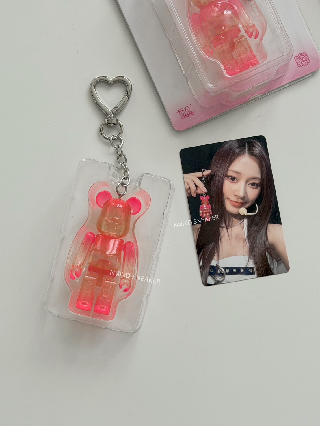 TWICE X BEARBRICK 100% 庫柏力克熊聯名鑰匙圈 100%