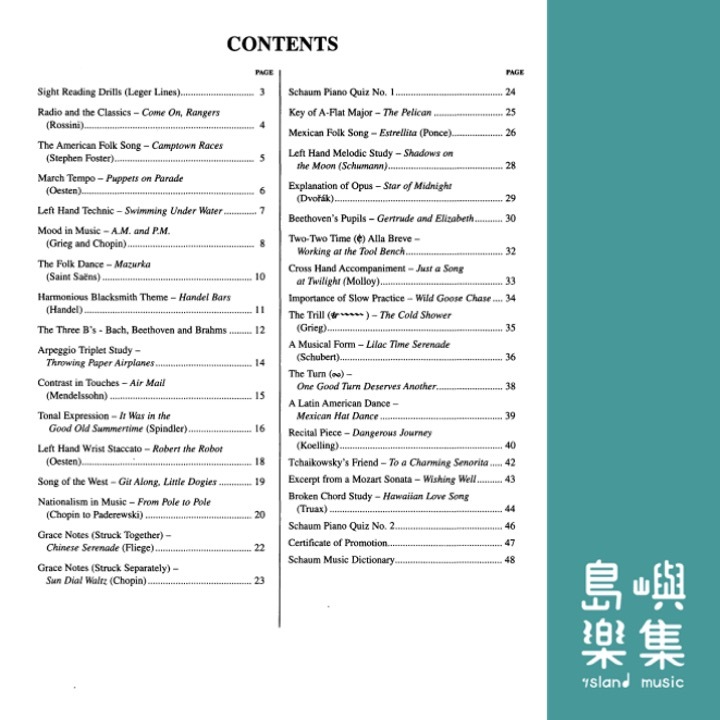 John W. Schaum Piano Course, C: The Purple Book