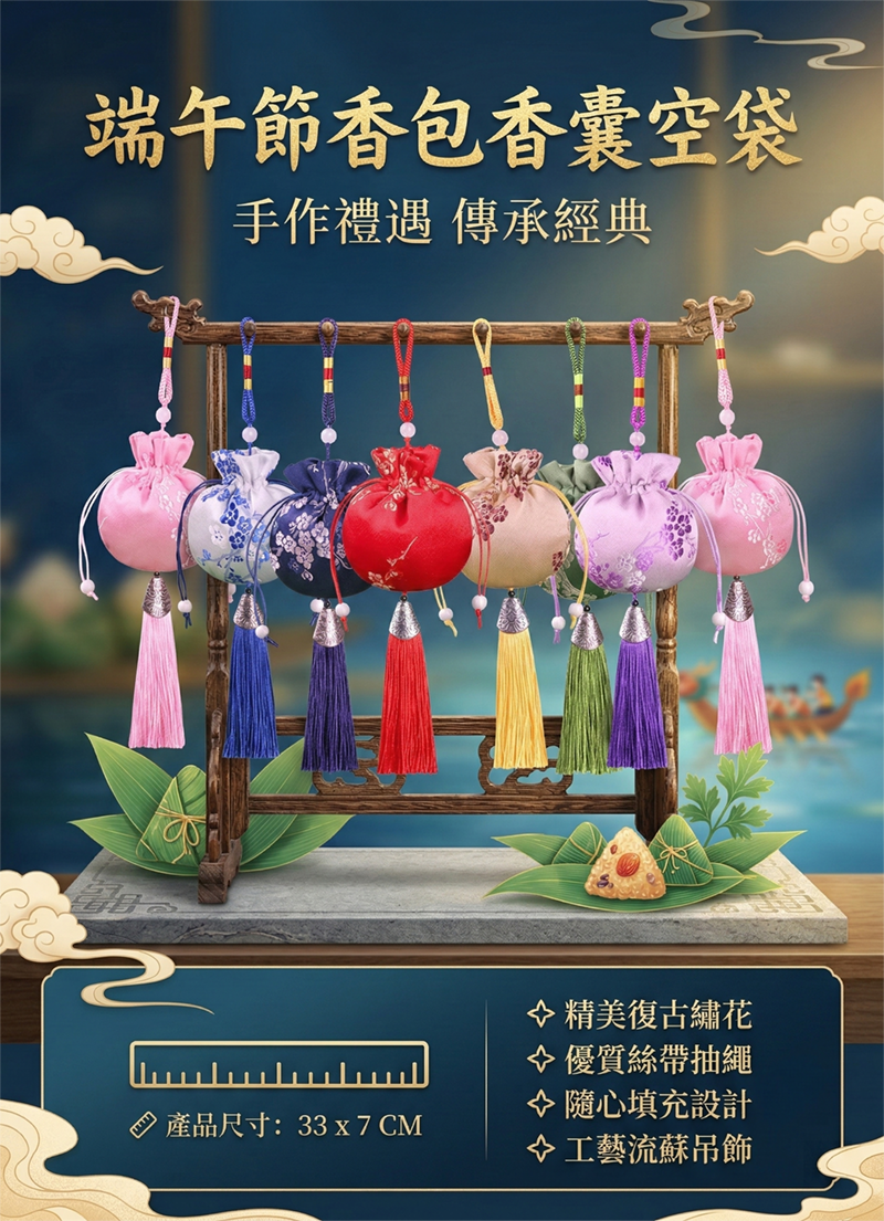 端午節香包香囊空袋 AU2608