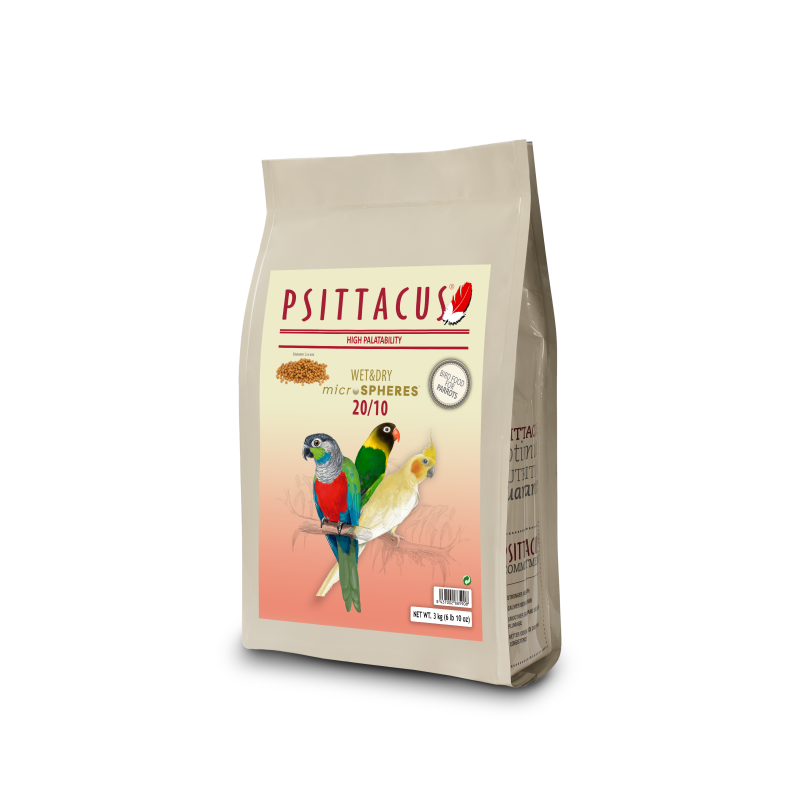 Psittacus 乾濕兩用鸚鵡糧 - 3kg