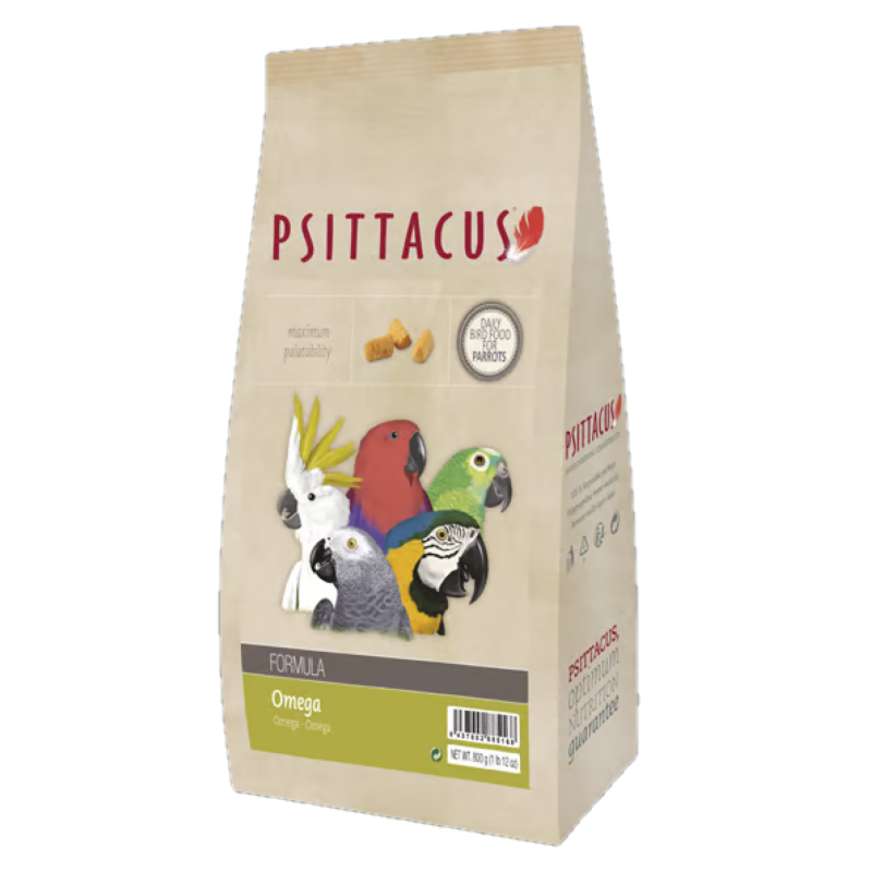 Psittacus 奧米茄鸚鵡通用糧 滋養丸 - 800g
