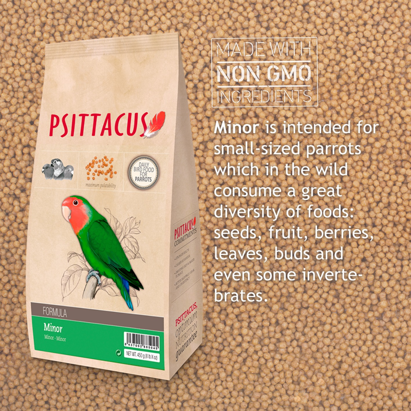Psittacus 牡丹鸚鵡 (愛情鳥) 糧 滋養丸 - 3kg