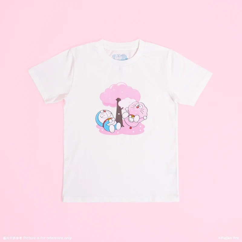 100% Doraemon Sakura Fest Special Edition Kids T-Shirt (White)