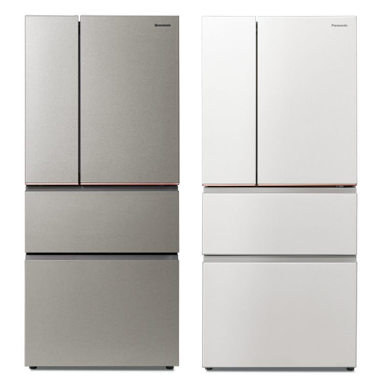 Panasonic 國際 610L日系上質系列 無邊框絲絨鋼板四門變頻冰箱(NR-D615XV/NRD615XV)