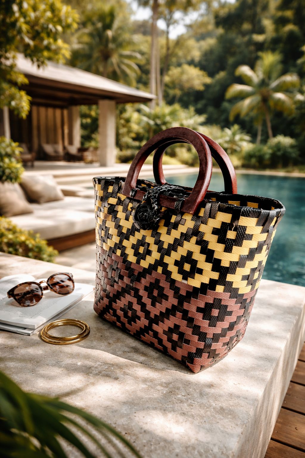 Penan Tote Mixed Colored (S)