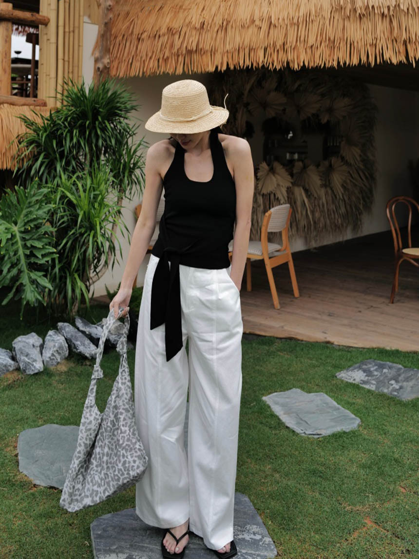 車中線休閒寬褲*2色