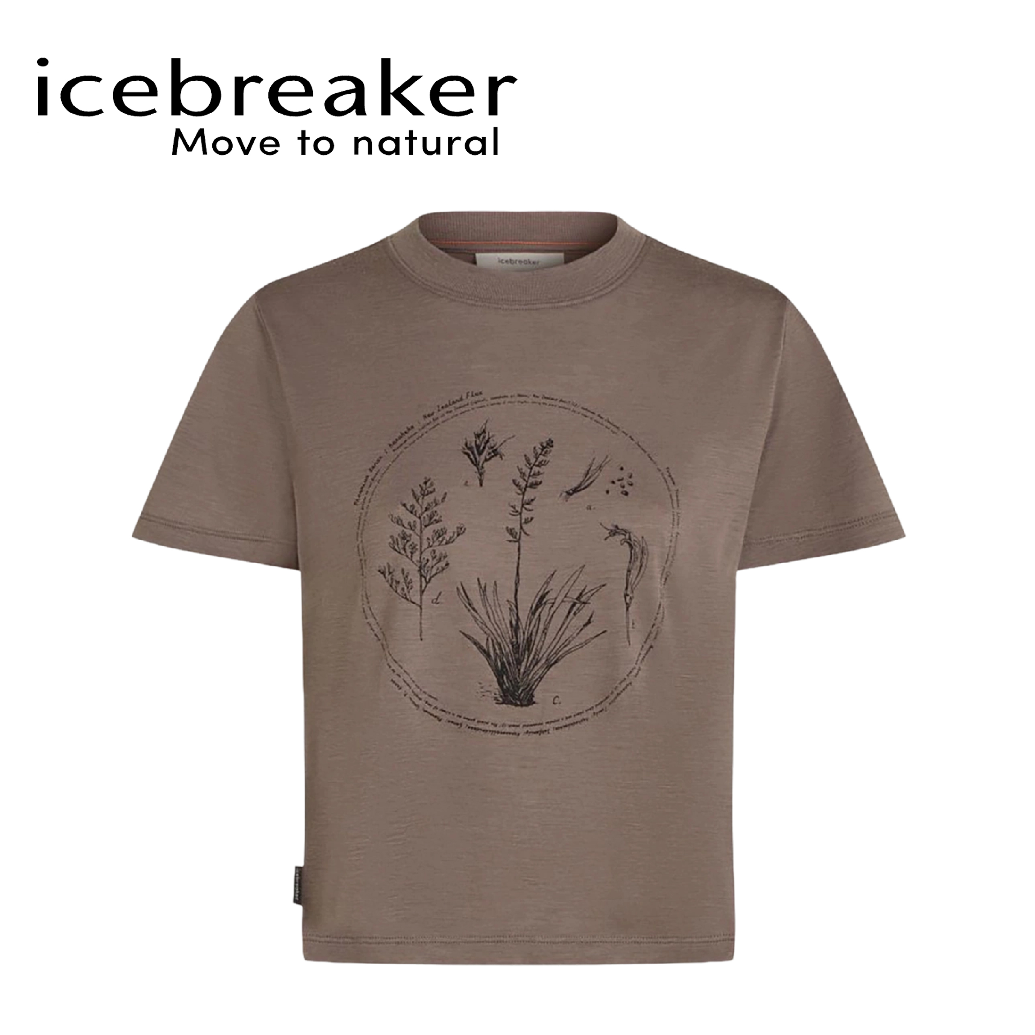 Icebreaker 紐西蘭 Tech Lite III圓領短版T 女款 (咖啡色) 10IB0A57FY