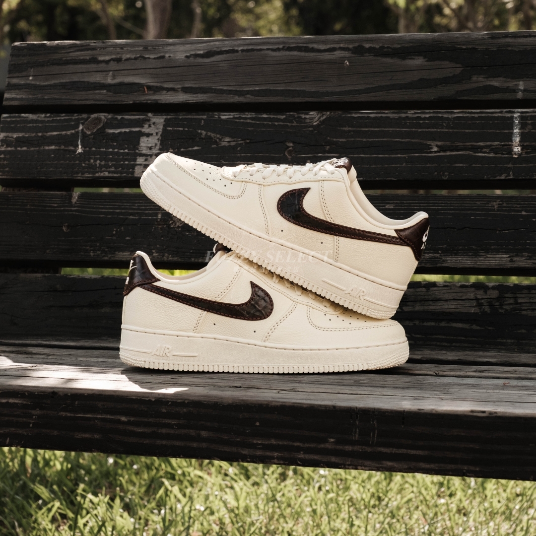 【逢甲 FUZZY】Nike Air Force 1 "Soft Pearl" 米白 酒紅 IH7332-001