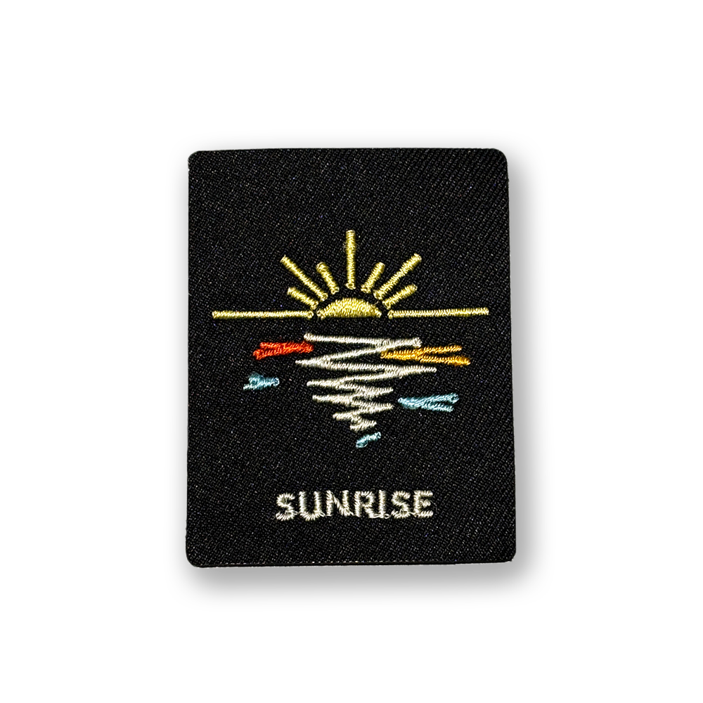 《海色的線條》刺繡魔鬼氈