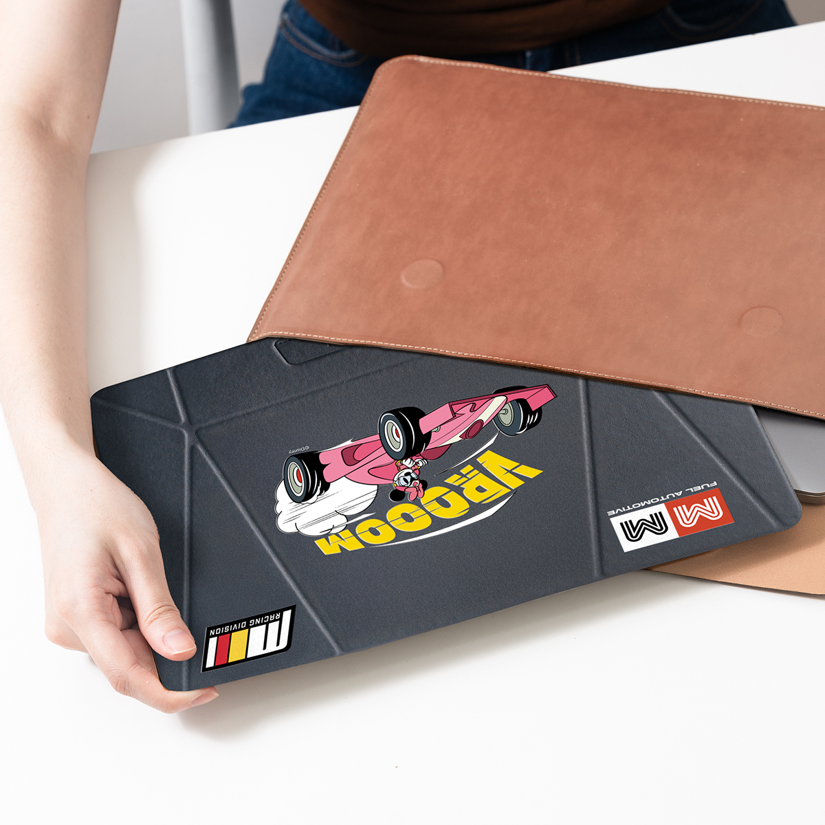 Meta Stand 筆電平板支架【 賽車系列 】Disney 米奇好朋友 ergomi【正版授權】