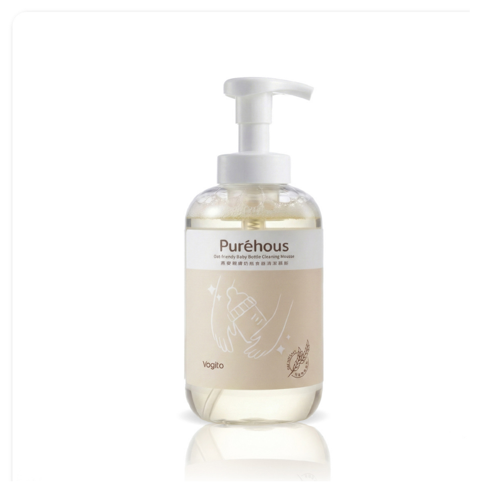 好日照 Puréhous 燕麥親膚奶瓶食器清潔慕斯 500ml