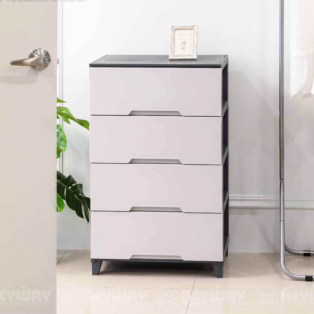 《真心良品》KEYWAY聯府 HM4041 面寬54.3cm名流四層收納櫃120L-1入