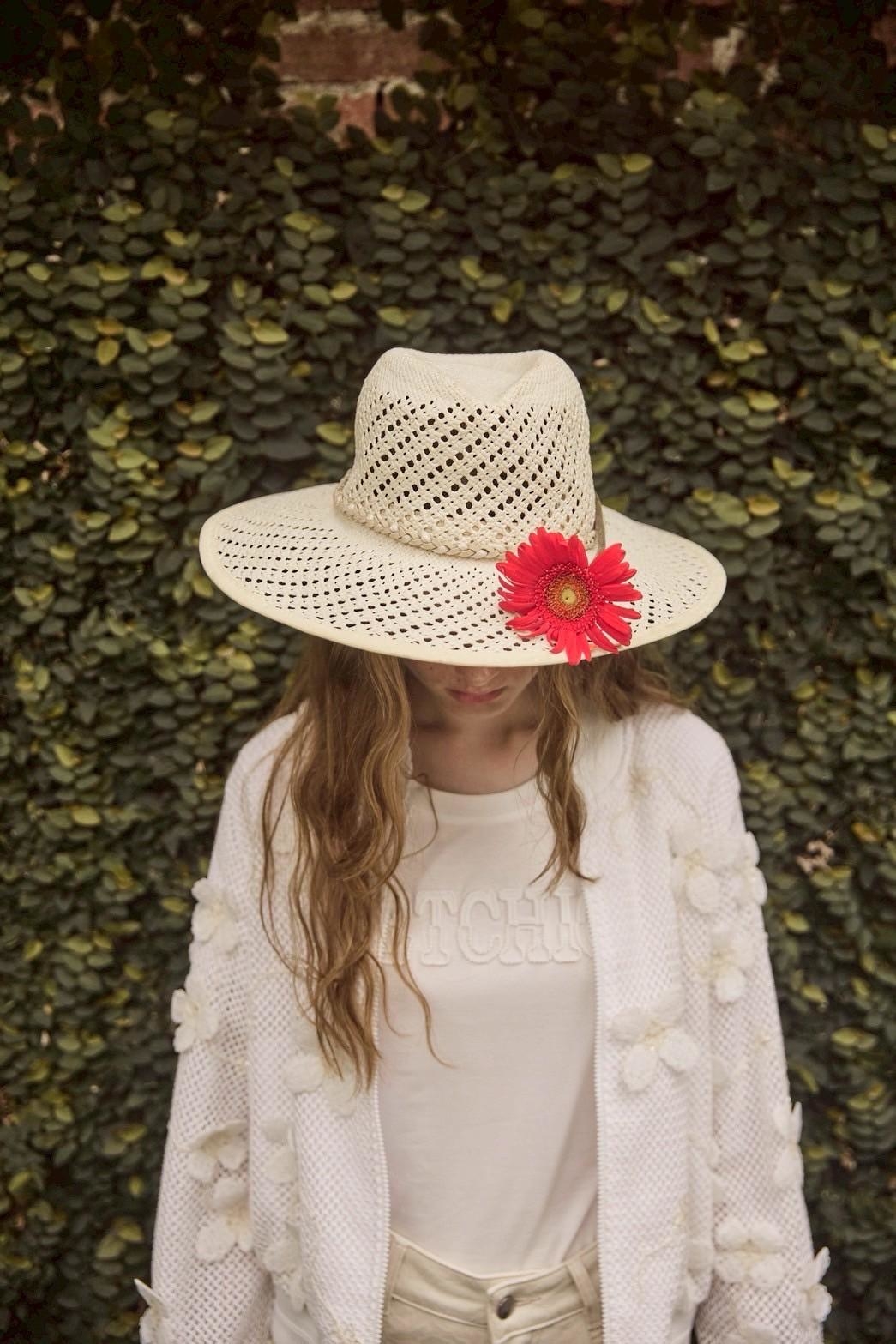 BF10031D1 晨露花園立體花飾網紋棒球外套