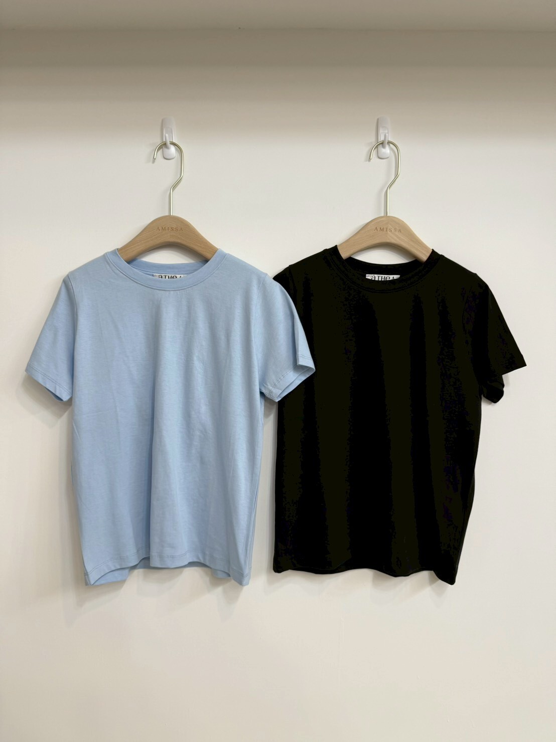 #AF101簡單繽紛素T(黑/白/粉/藍)