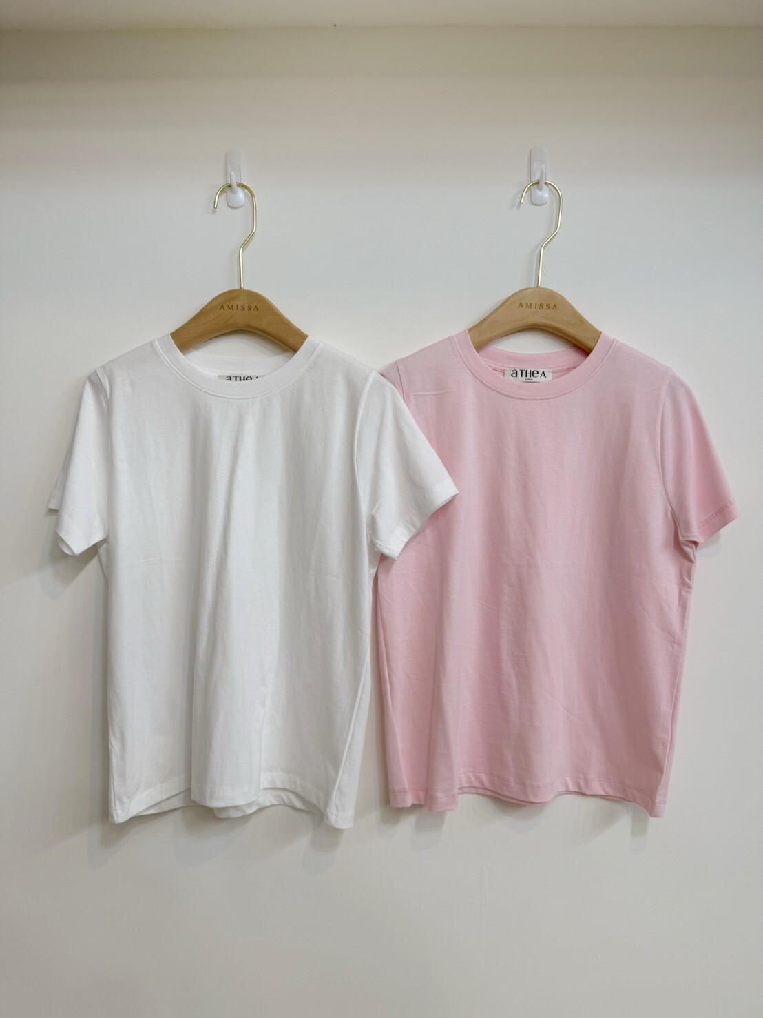 #AF101簡單繽紛素T(黑/白/粉/藍)