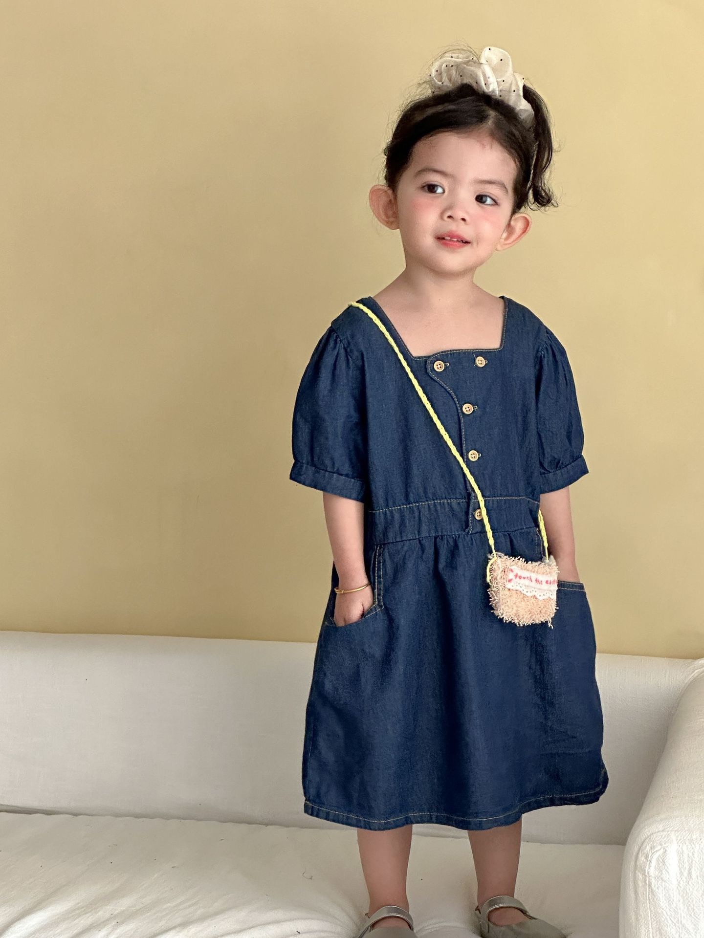 兄弟姐妹一起穿_純棉牛仔套裝/洋裝