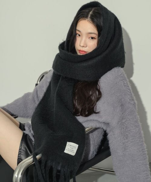 【預購】JN031011 NEUNA 極致軟糯大尺寸流蘇圍巾