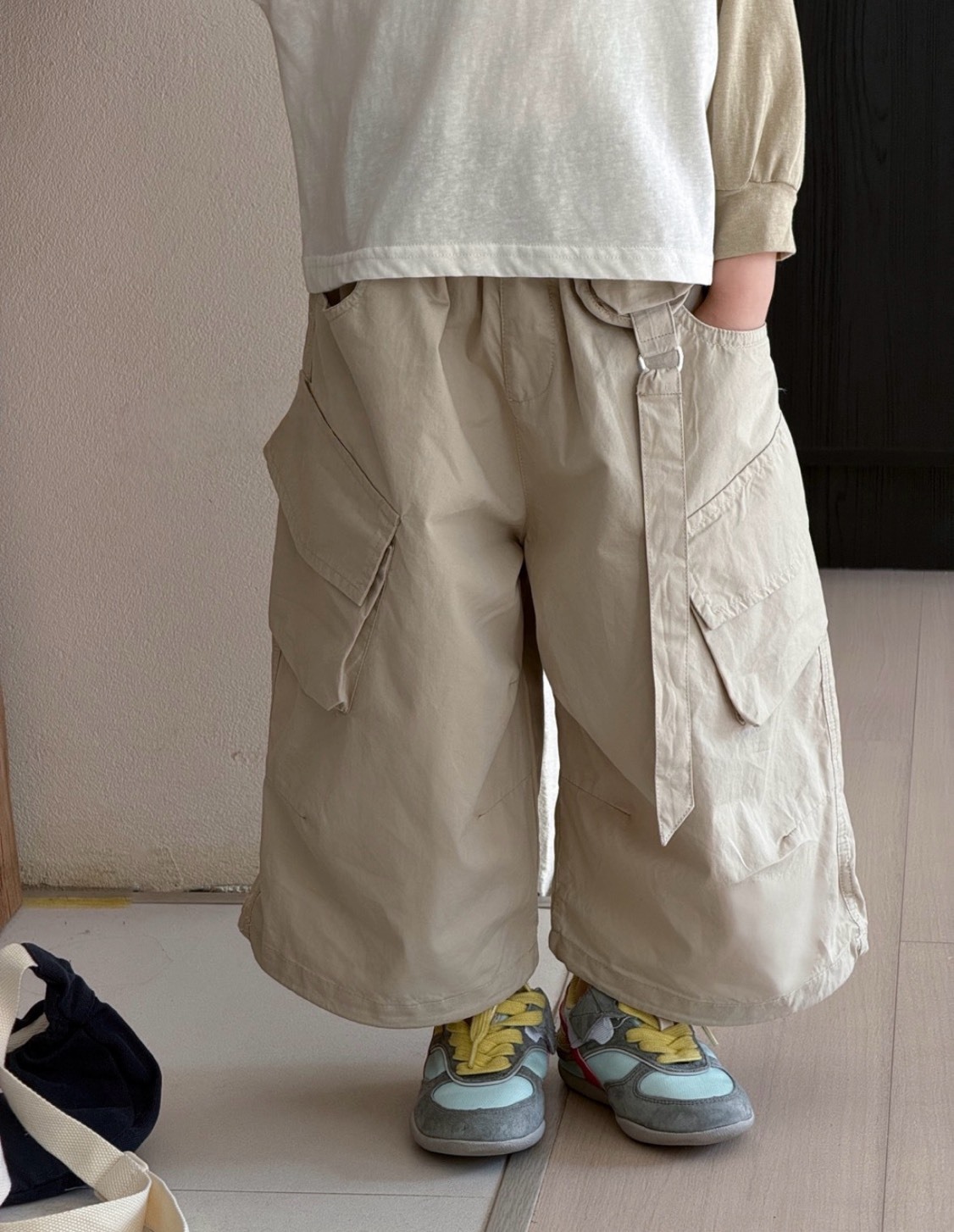 工裝雙口袋長褲