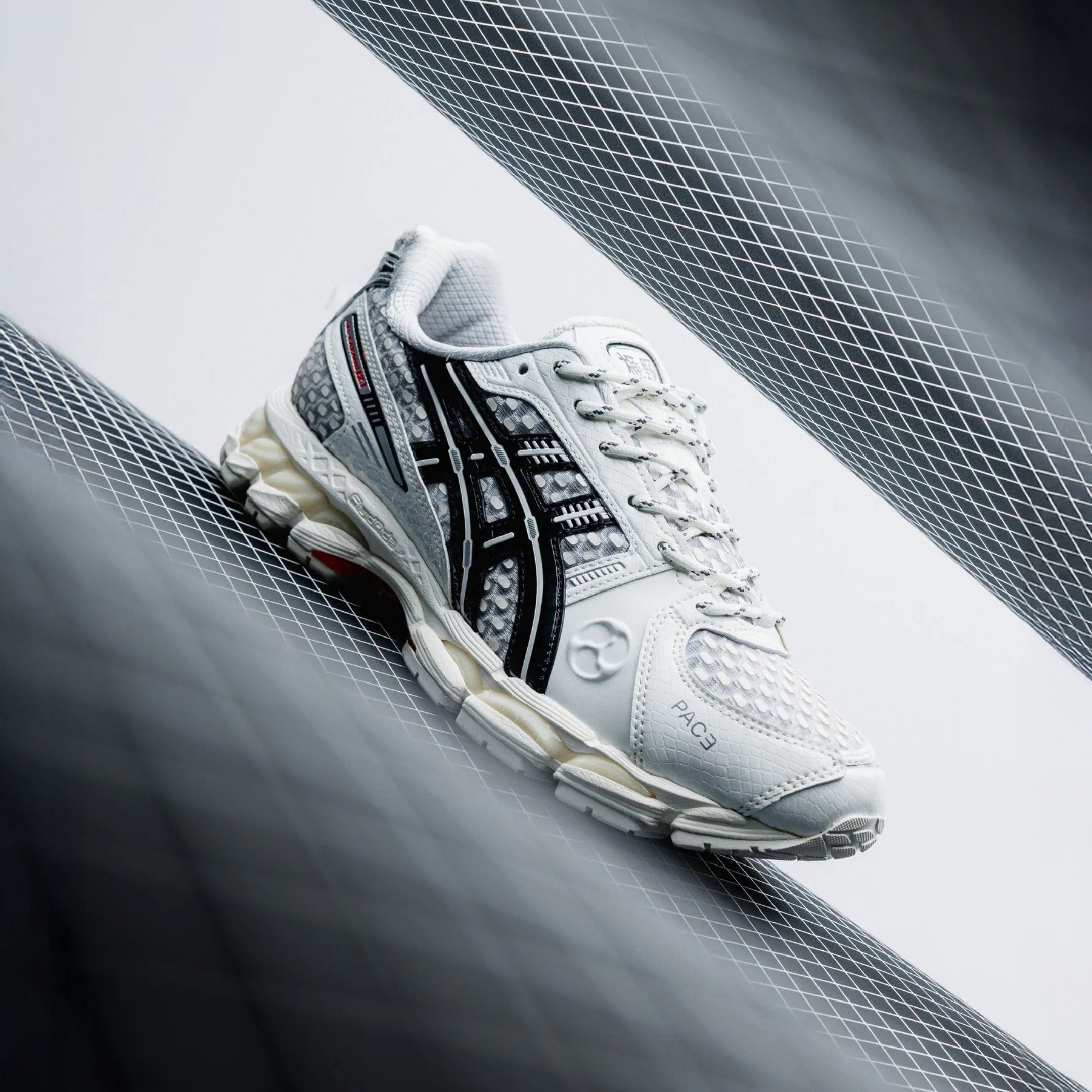 NICEDAY 代購 ASICS X PACE GEL-KAYANO 12.1 聯名 白銀 銀 白 慢跑 機能 1203B001-100