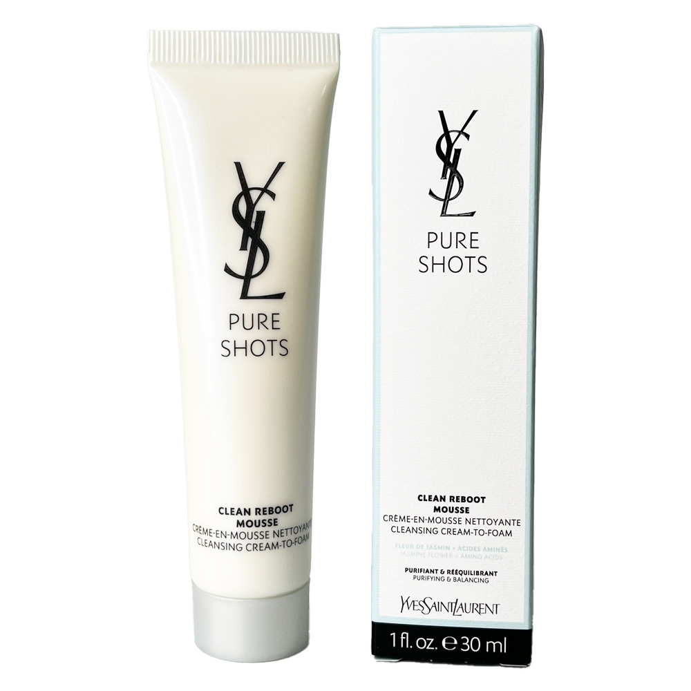 YSL 聖羅蘭 極效活萃淨透潔顏慕斯 30ml 旅行中樣