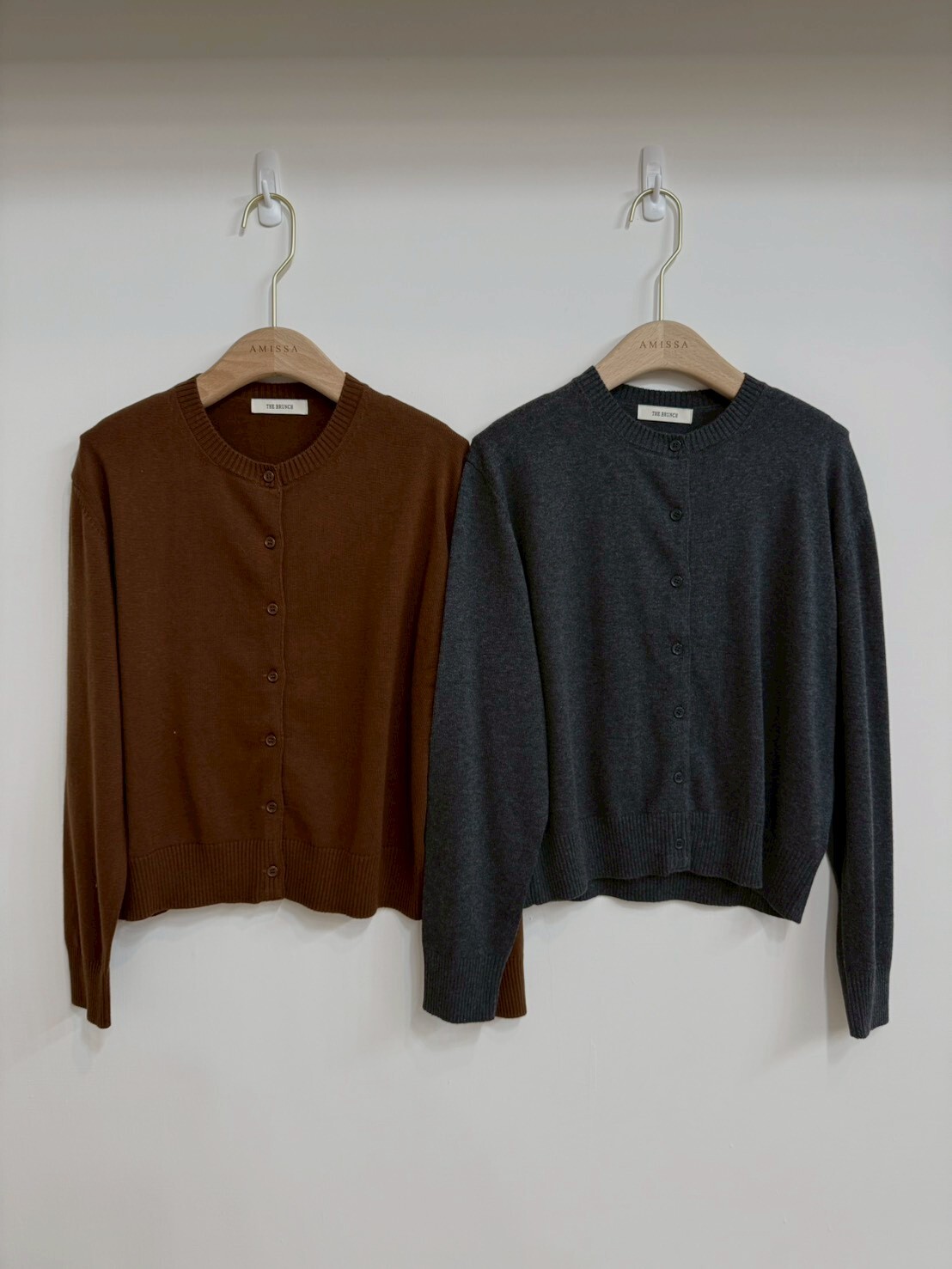 #AF89日常針織小外套(棕/灰/藍/深灰)