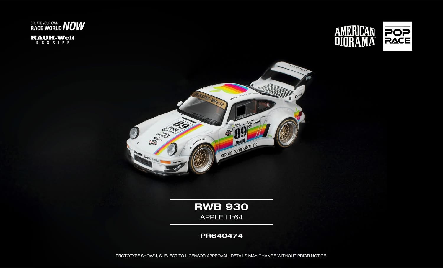 預訂 Pre Order - POPRACE RWB 930 APPLE - WITH FIGURE PR640474