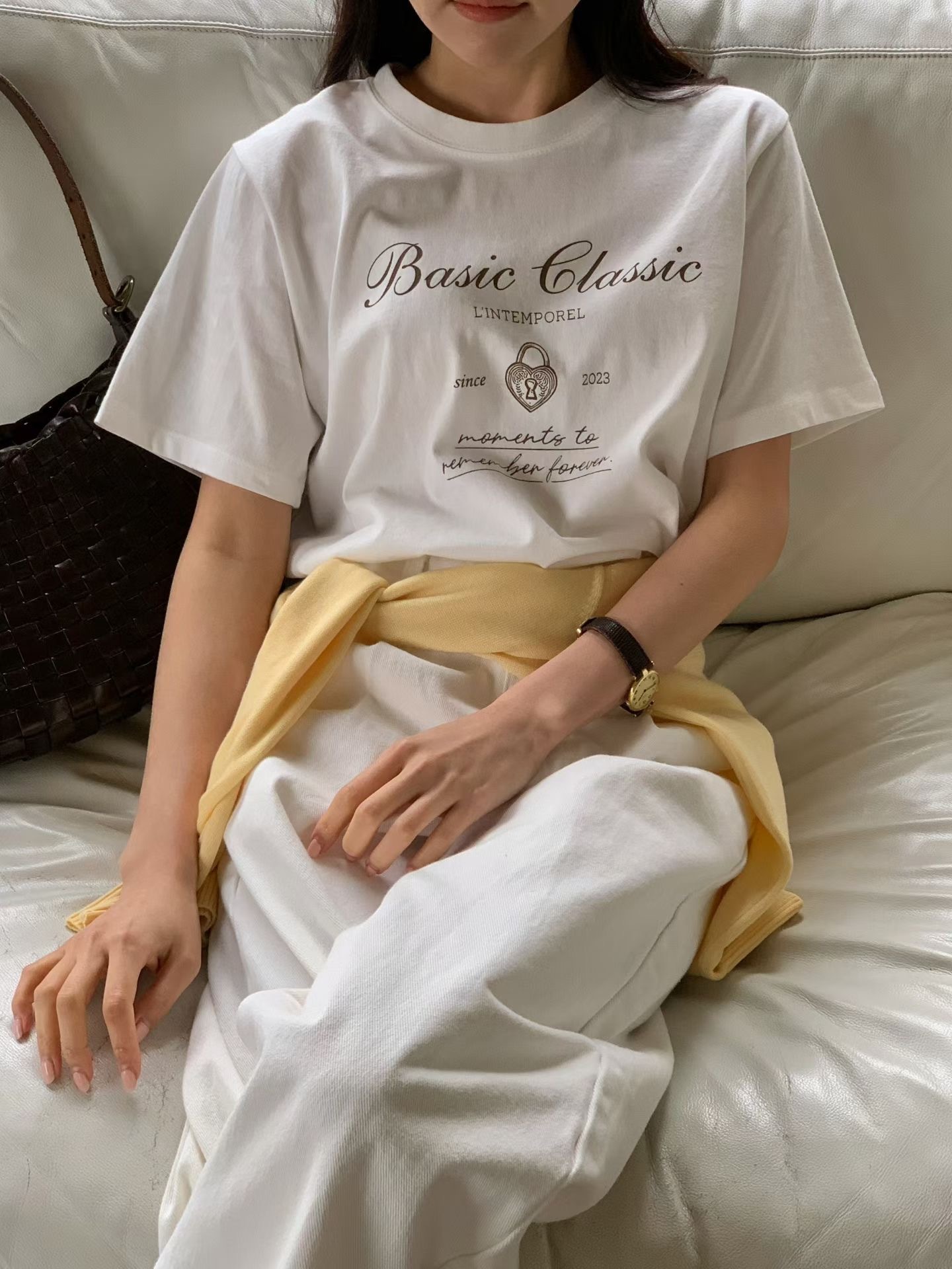 #228N705 愛心knock classic Tee