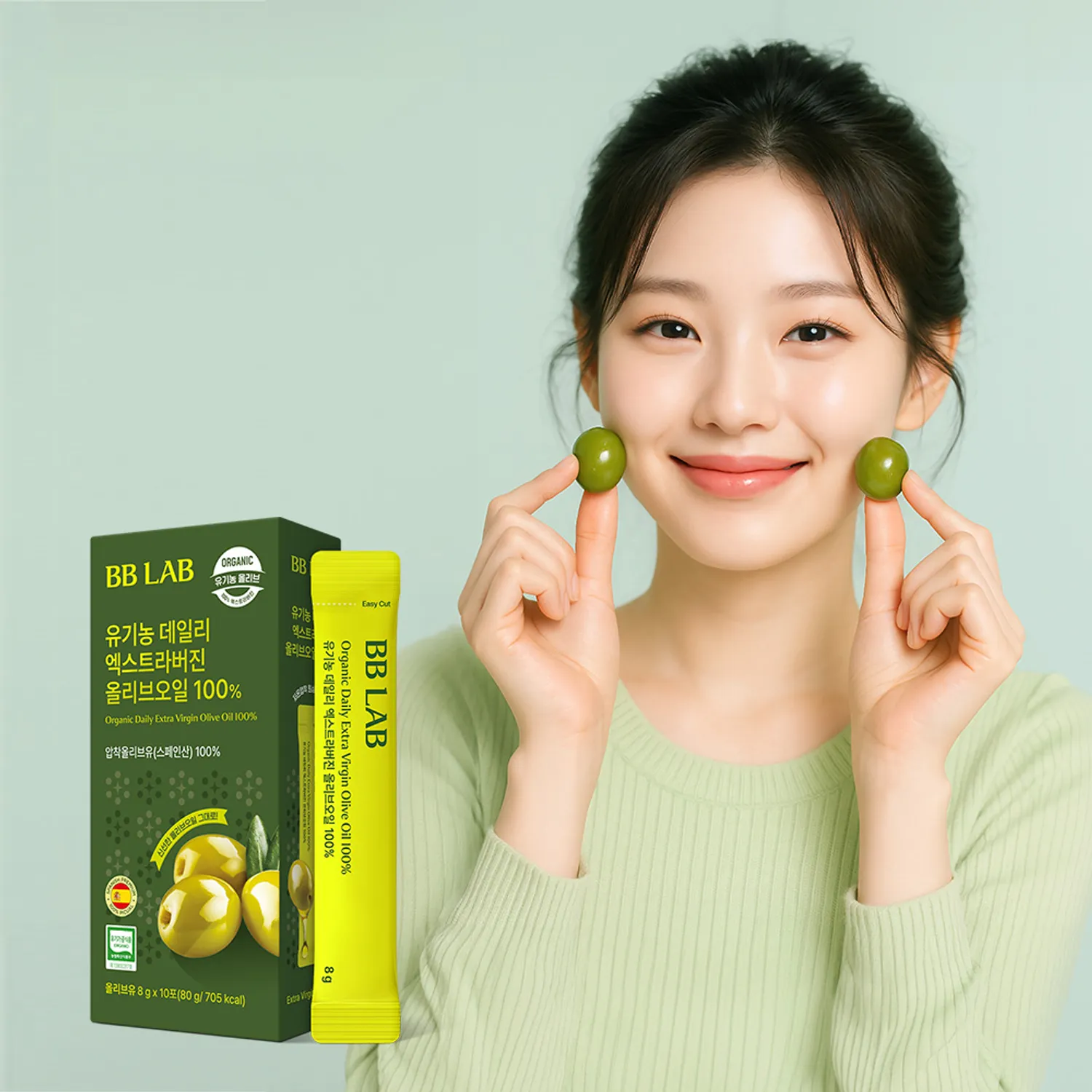 BB LAB 100% 有機西班牙特級初榨橄欖油  #一盒10條