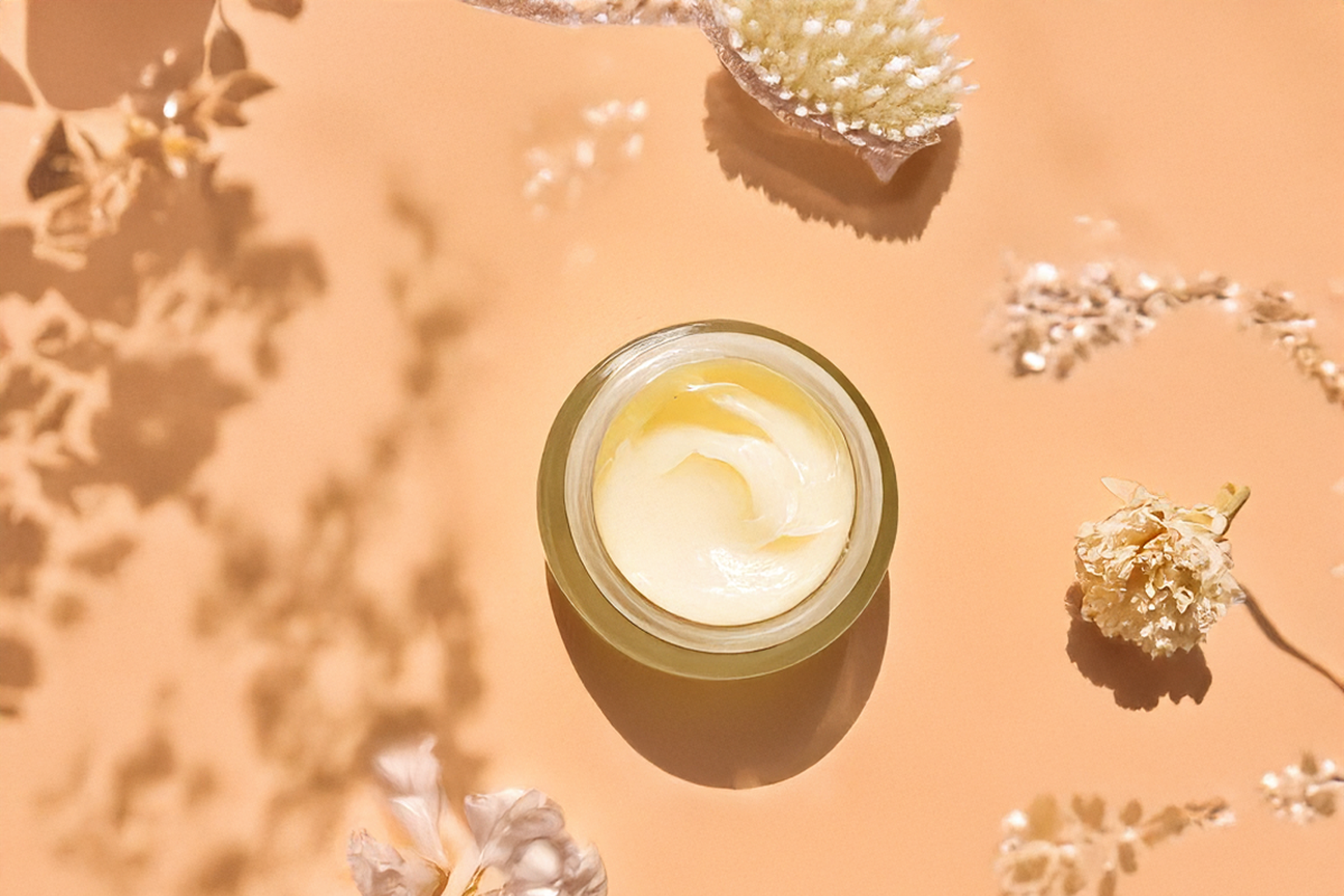 天然植物油成分乳霜質地-乳木果油與荷荷巴油