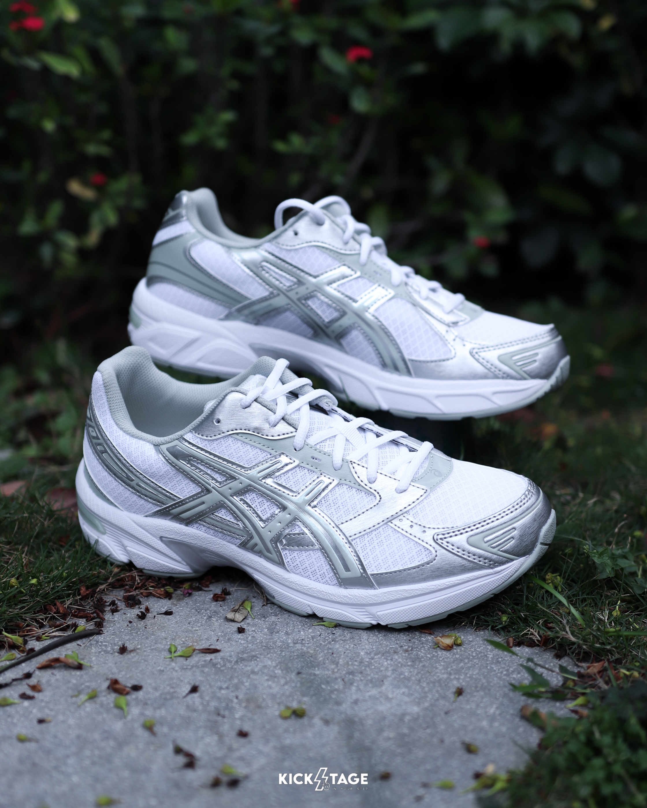 （特價不退換）ASICS GEL-1130 WHITE GREEN 白銀薄荷綠 Y2K 休閒 老爹鞋 跑鞋【1203A899-103】