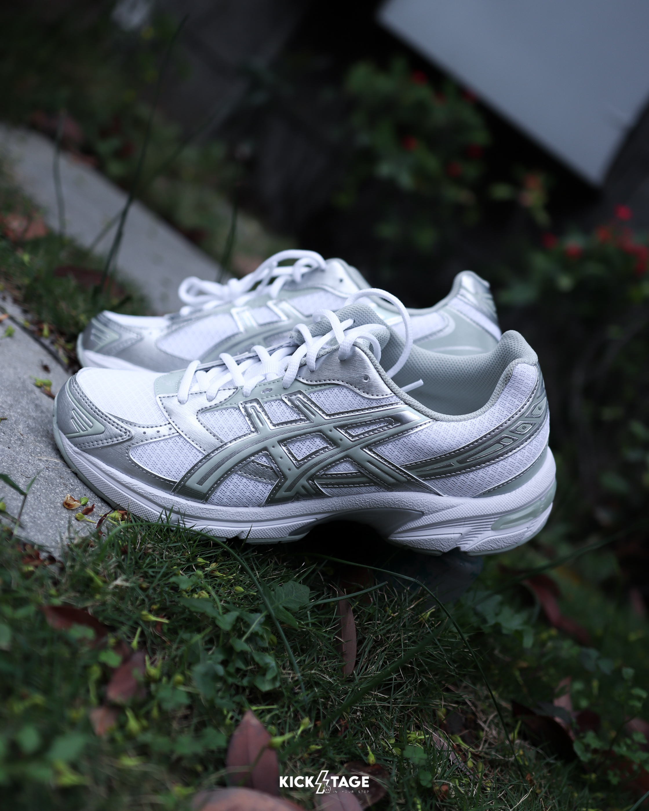（特價不退換）ASICS GEL-1130 WHITE GREEN 白銀薄荷綠 Y2K 休閒 老爹鞋 跑鞋【1203A899-103】