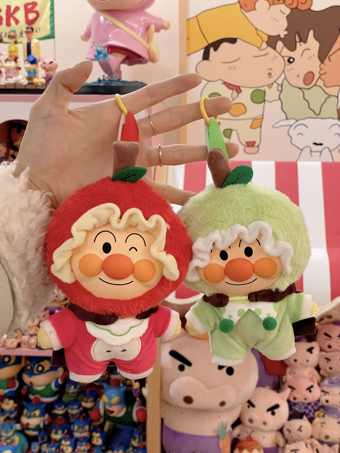 麵包超人果果睡衣派對絨毛吊飾 盲盒