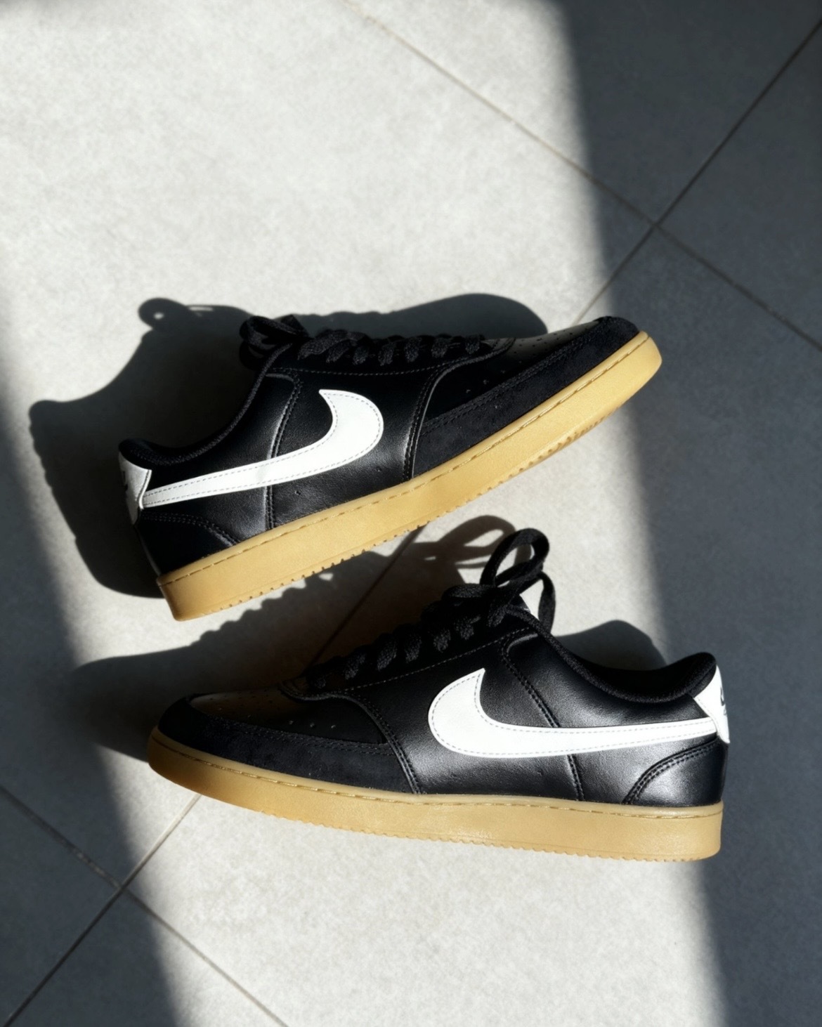 【逢甲 FUZZY】 Nike Court Vision Lo 黑白 卡其底 IB2998-004