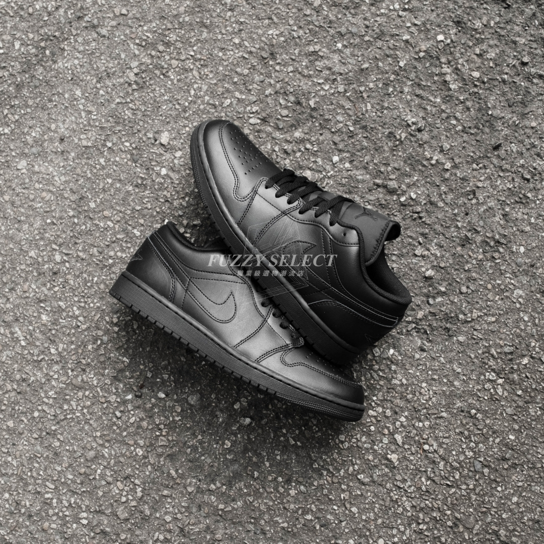 【逢甲 FUZZY】Air Jordan 1 Low "Triple Black" 全黑 553558-093