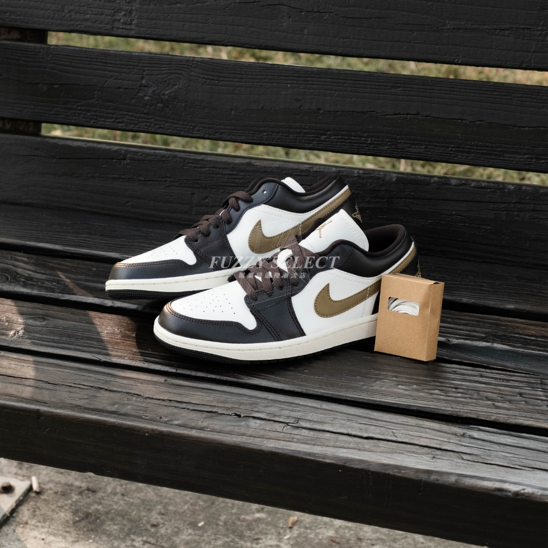 【逢甲 FUZZY】W Air Jordan 1 Low "Shadow Brown" 摩卡 棕金 DC0774-200
