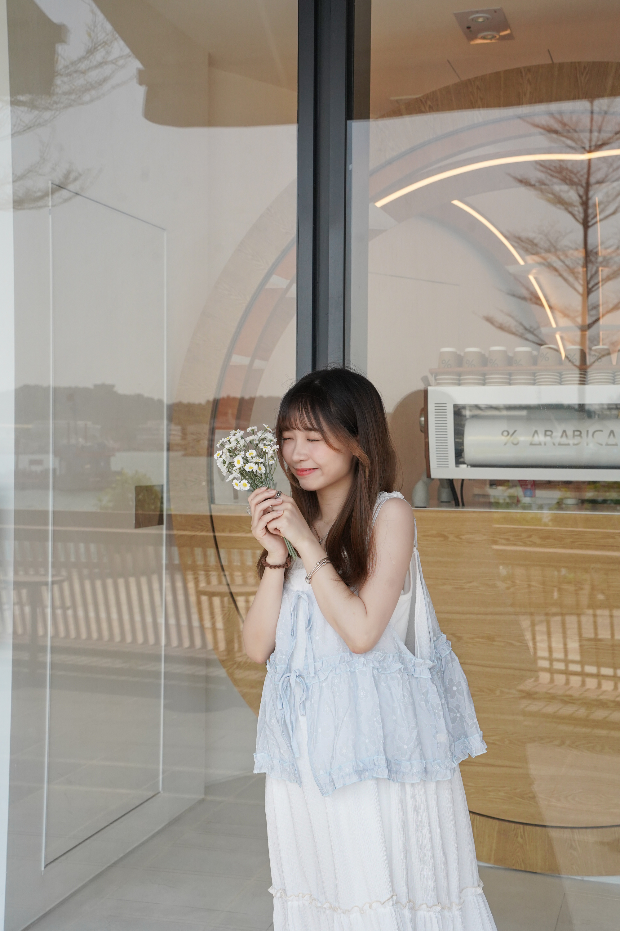 零負擔手繪感小花吊帶 · 4色入