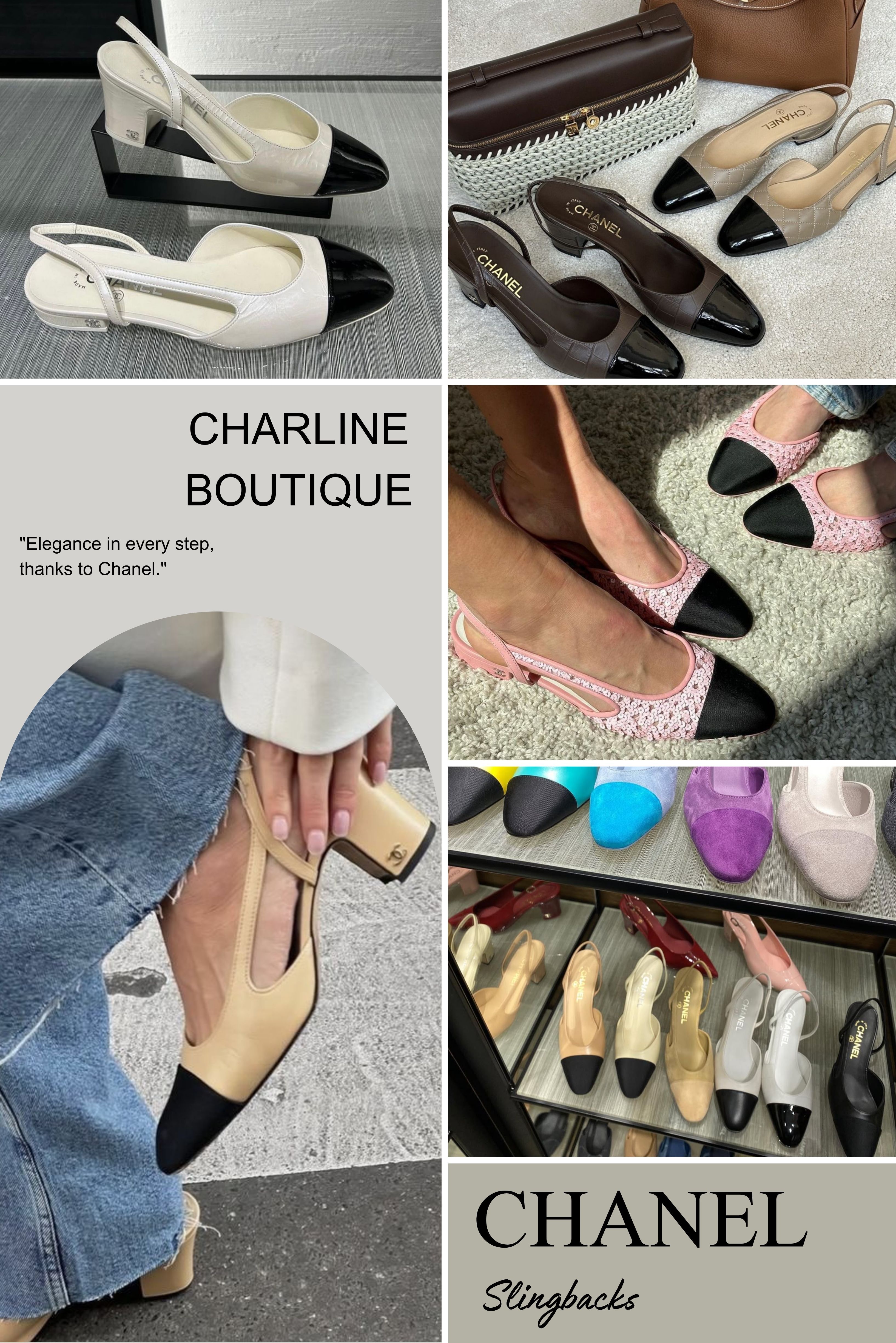 我自己理解的原因有幾個。  第一是比例。裸膚色鞋身貼近肌膚，視覺上讓腿部線條從腳背一路往上延伸，沒有被截斷的感覺；黑色鞋頭收住腳掌的比例，讓腳看起來更精緻；側邊的鏤空線條讓腳踝顯得輕盈。這三個細節同時發生，產生的效果比你想像的更強——不是誇張的改變，而是那種「對，就是這樣」的恰到好處。  第二是高度。6.5cm 是一個很微妙的數字。不高到讓你需要表演走路，但又足以讓重心稍微前移，整個人的站姿和走路方式都會跟著調整。很多客人說穿上 Slingbacks 之後走路「變得更有節奏感」，我覺得這個描述很準——它不是讓你變高，而是讓你走起來更像你知道自己要去哪裡。  第三是它的低調。它沒有大 Logo，不會讓人一眼就知道你花了多少錢，但那個雙色比例對懂的人來說辨識度極高。這種「給懂的人看」的設計邏輯，本身就是一種很成熟的自信——不需要讓所有人都看見，只需要對的人看見就好。很多客人說，她們喜歡的不只是鞋本身，而是穿著這雙鞋時自己散發出來的那種「不刻意但很到位」的感覺。  第四是它的通用性。牛仔褲、洋裝、西裝褲、正式套裝——幾乎沒有它搭不進去的穿搭。我們有客人說她出差時只帶一雙鞋，就是 Slingbacks，從白天的會議穿到晚上的餐敘，「完全沒有需要換鞋的焦慮」。這種生活上的便利感，累積下來其實是很大的價值。  最後一點，也是最難被量化的——它有歷史。一雙從 1957 年就存在、幾乎沒有大改過設計的鞋，你穿上去的時候，背後有幾十年的時間在撐著它。這不是行銷語言，而是一種真實的感受：當你知道這雙鞋曾經被不同年代、不同身份的女性穿過，而她們喜歡它的理由跟你一樣，那種共鳴感是很特別的。