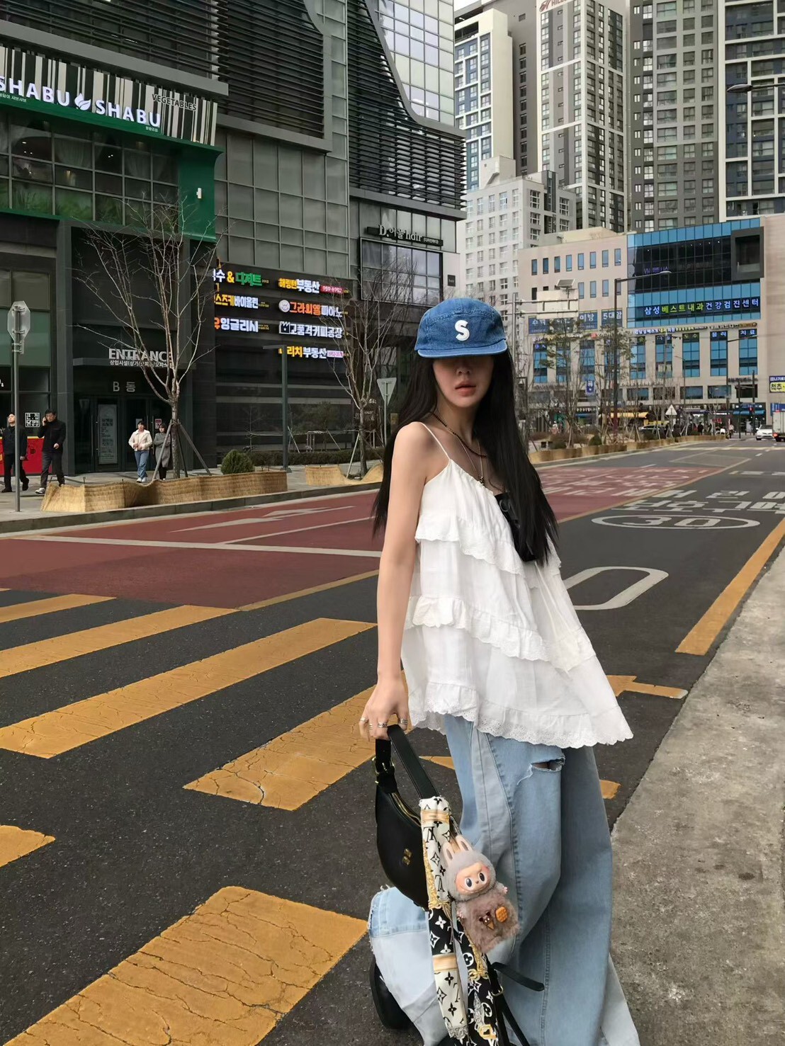 #AF112美美層層蕾絲背心