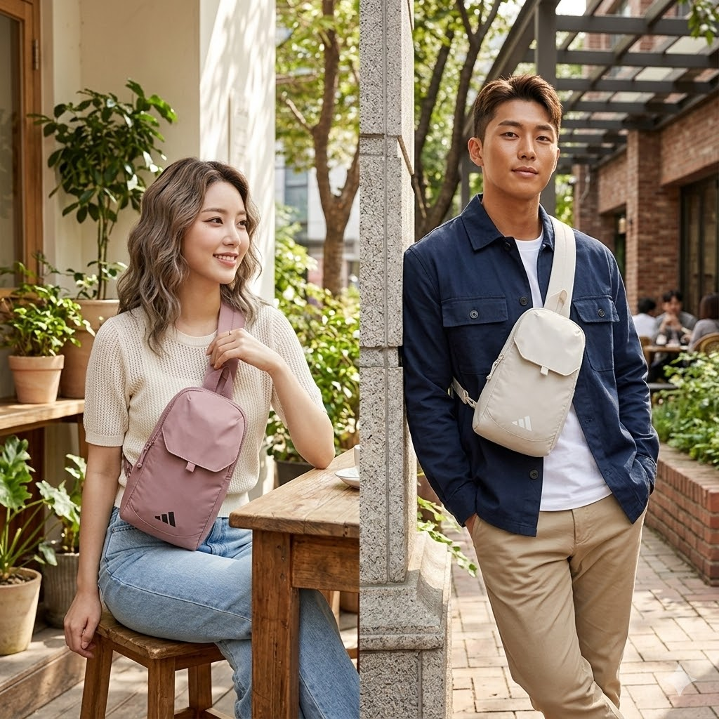 【預購】ADIDAS H031018 時尚運動胸包