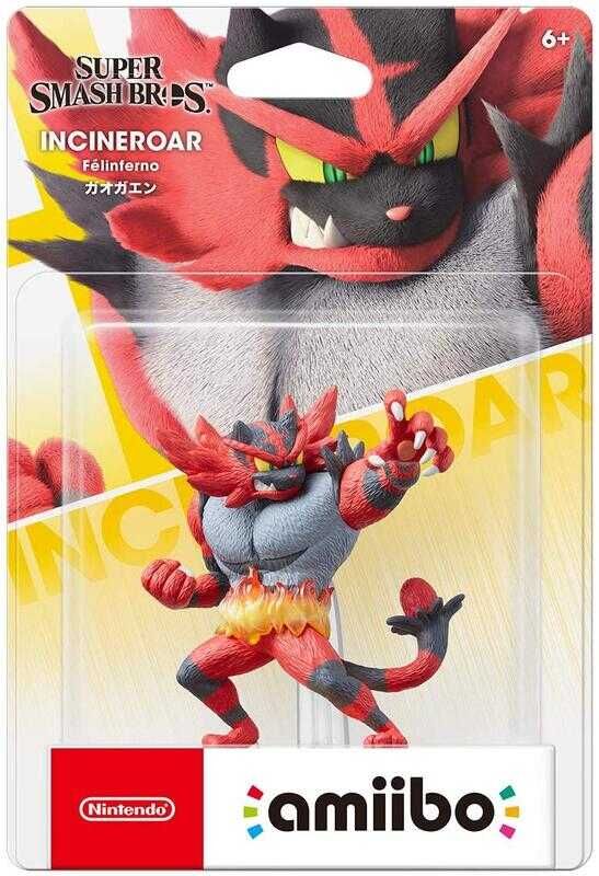 Nintendo Amiibo Incineroar Figure (Smash Bros) 542967