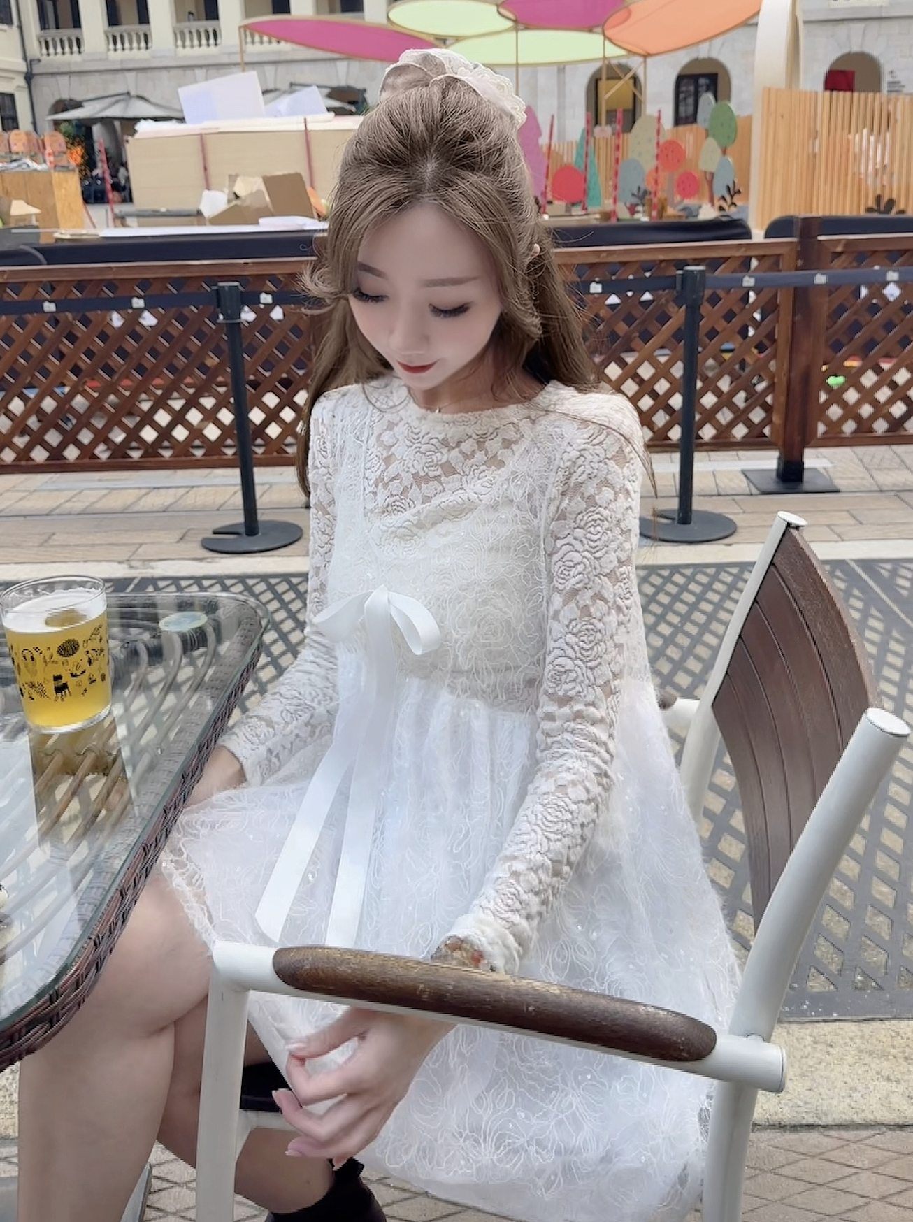 *BJ2 MADE SERIES* Saint Rosée Plume Lace Dress 🪽