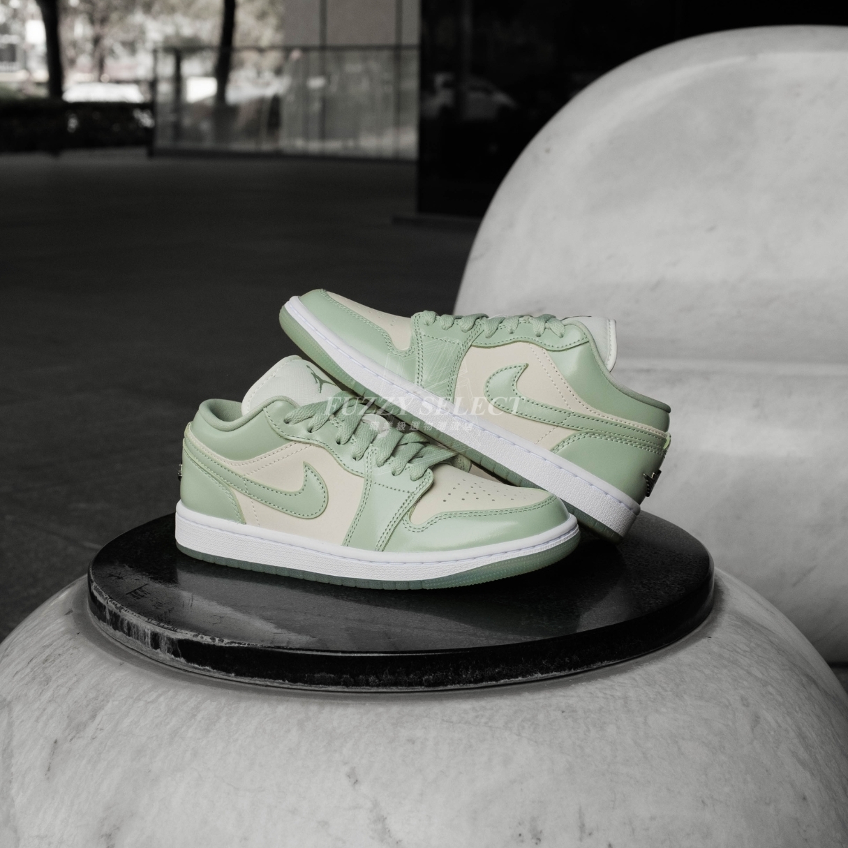 【逢甲 FUZZY】W Air Jordan 1 Low "Seafoam" 青蘋果綠 綠米 HF4078-100