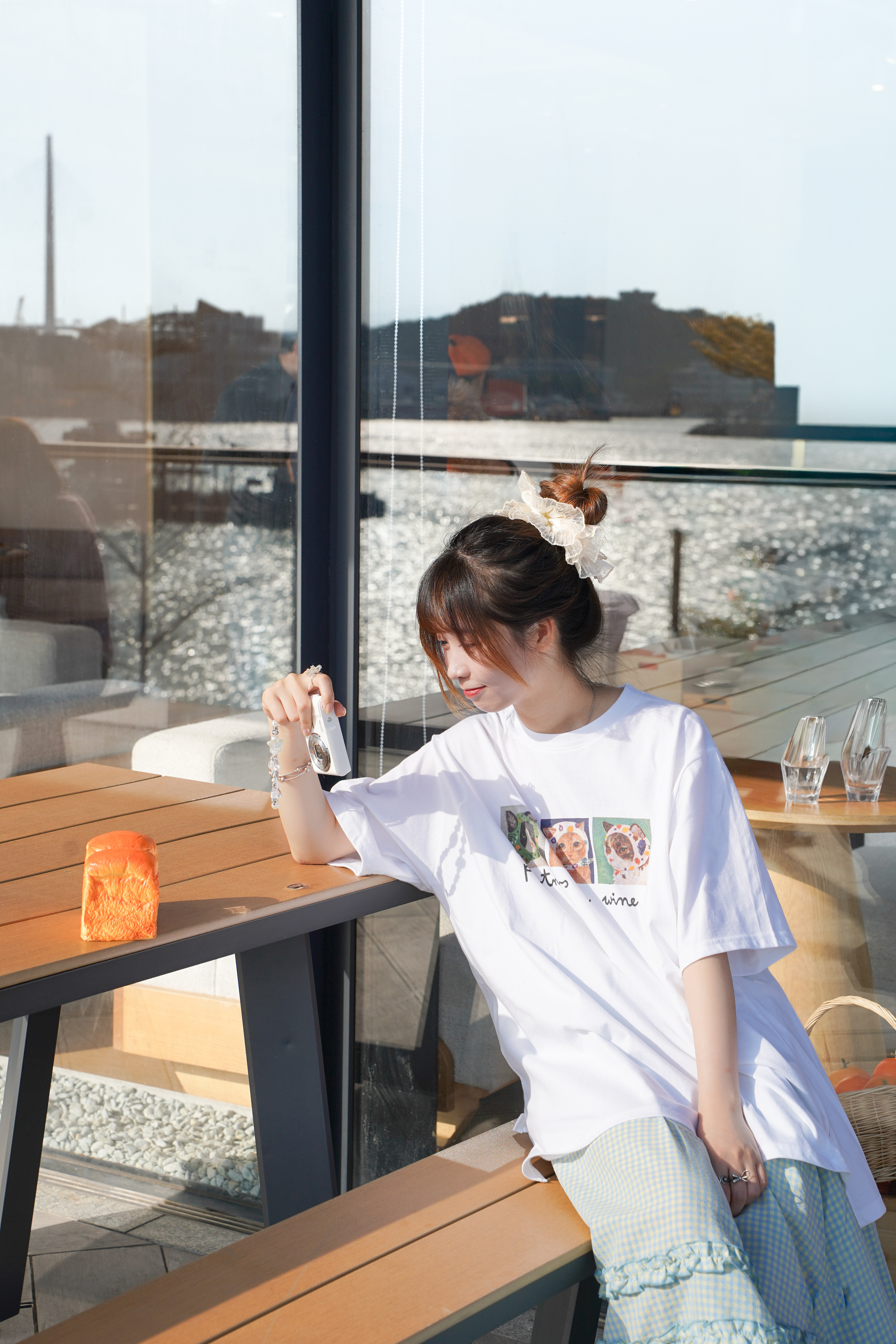 頭巾貓貓Oversize Tee · 2色入