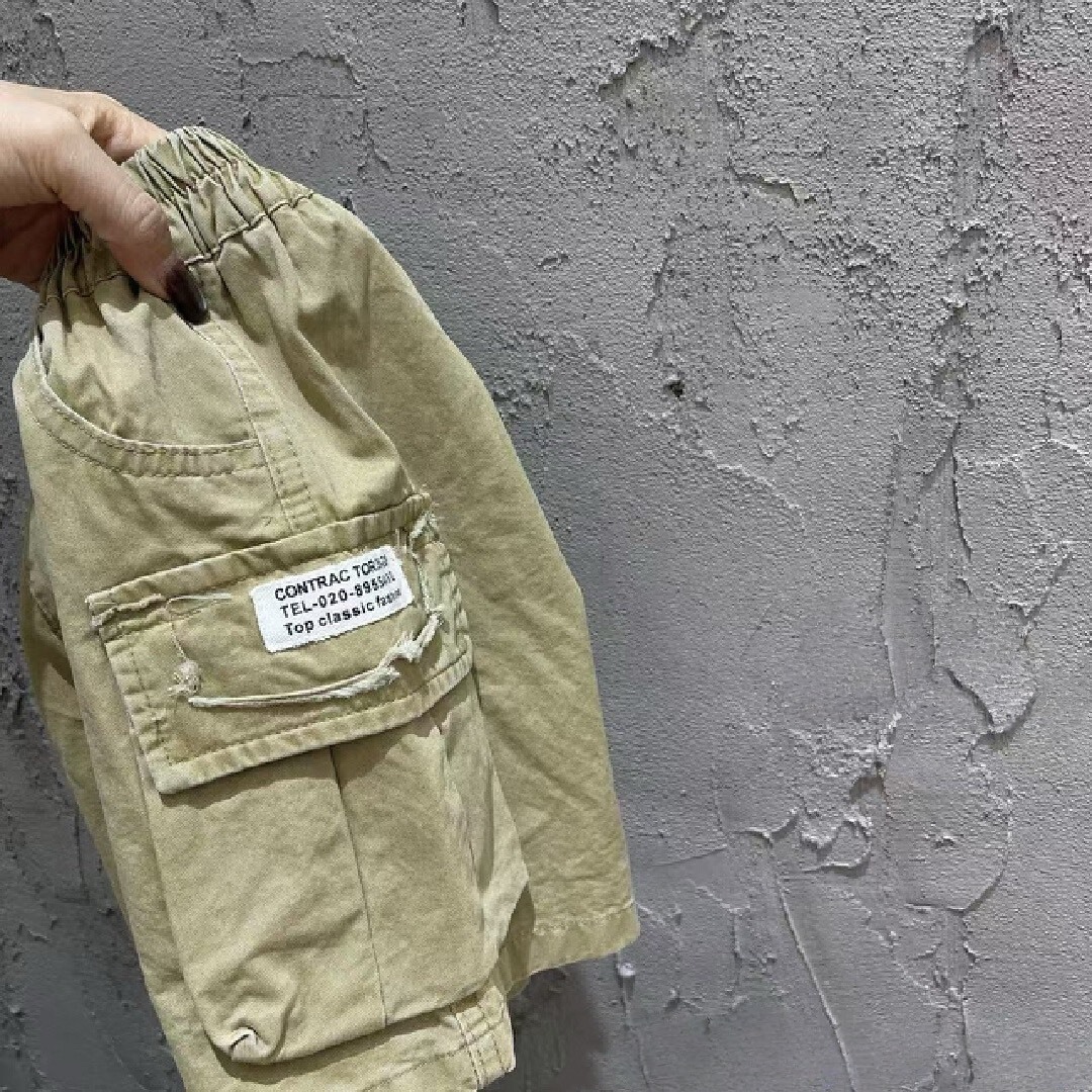 復古小標休閒褲