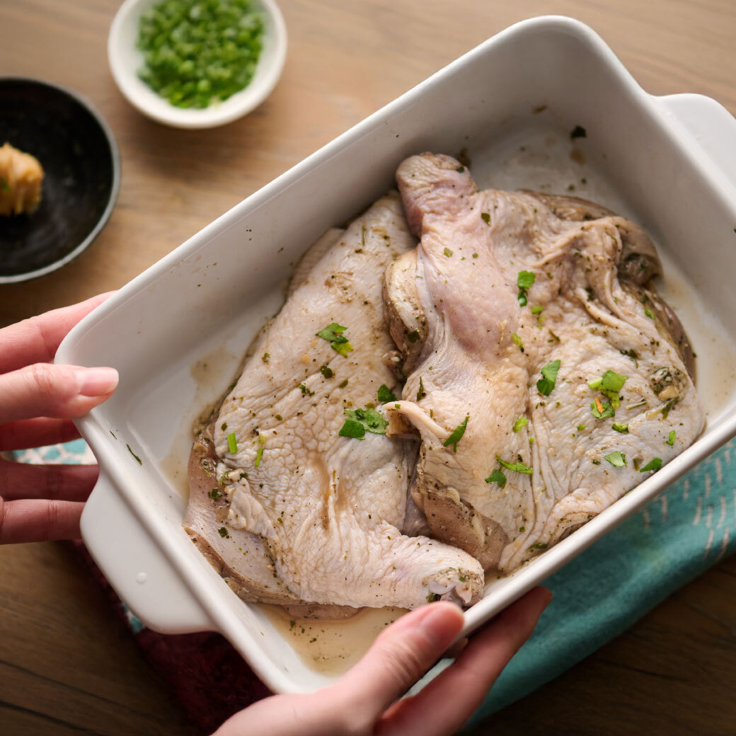 鹽麴味噌九層塔雞腿排 480g/2支