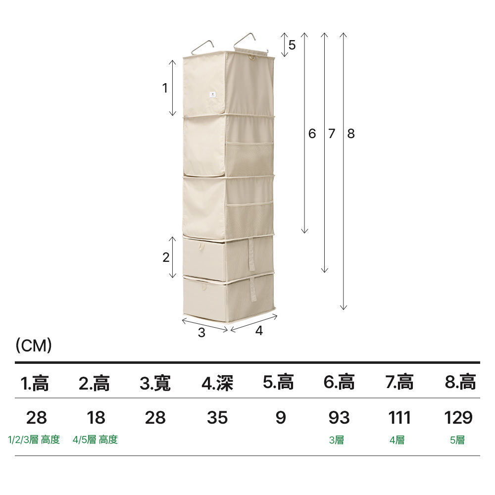 【官網】多功能懸掛式收納架